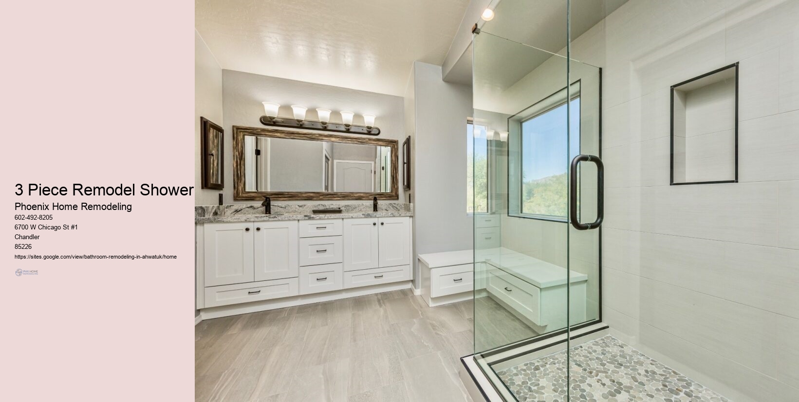 3 Piece Remodel Shower