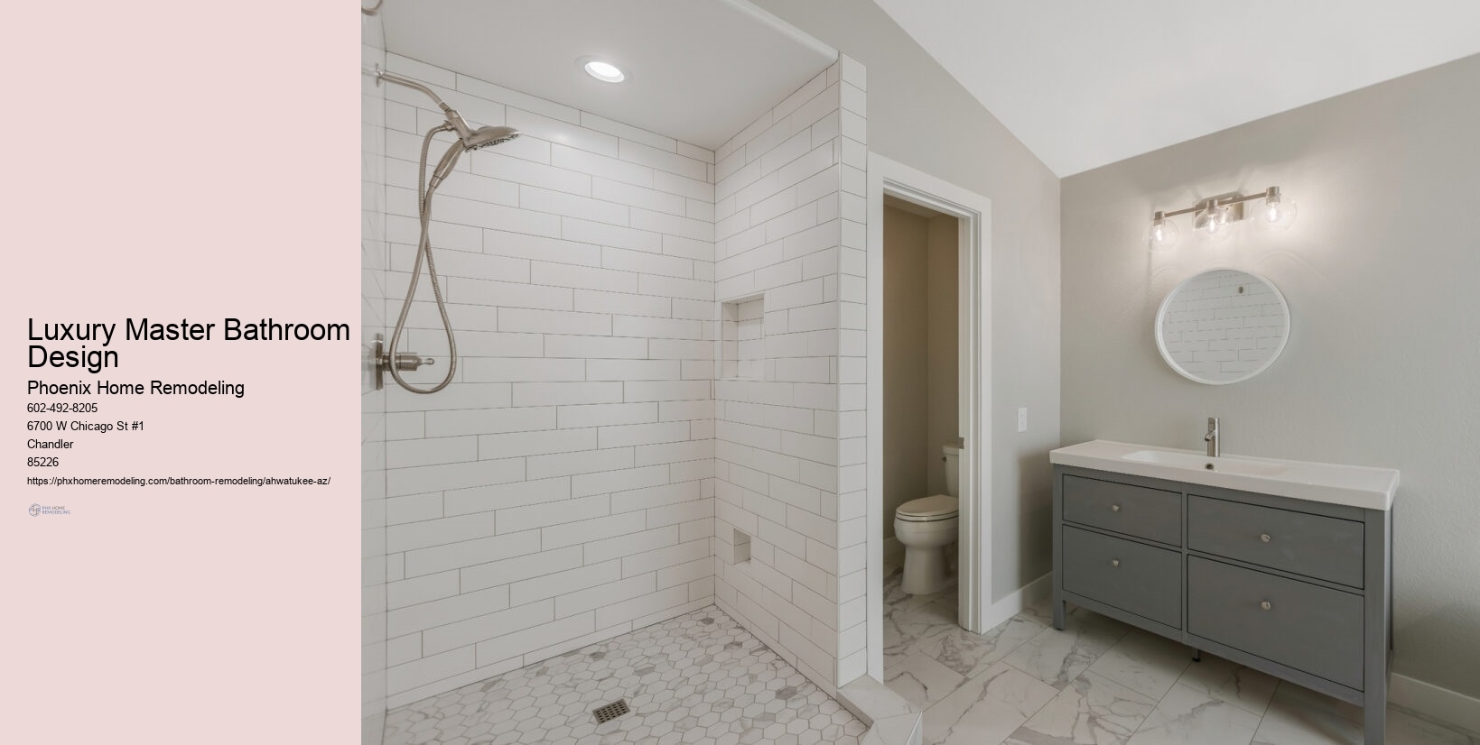 Luxury Master Bathroom Design