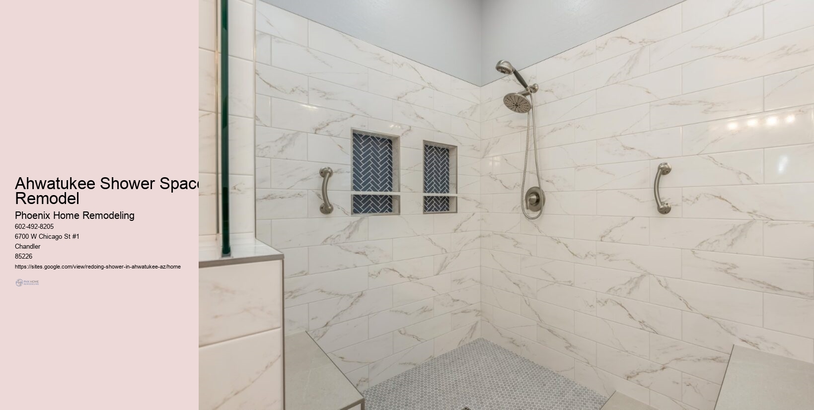 Customized Shower Design Ahwatukee