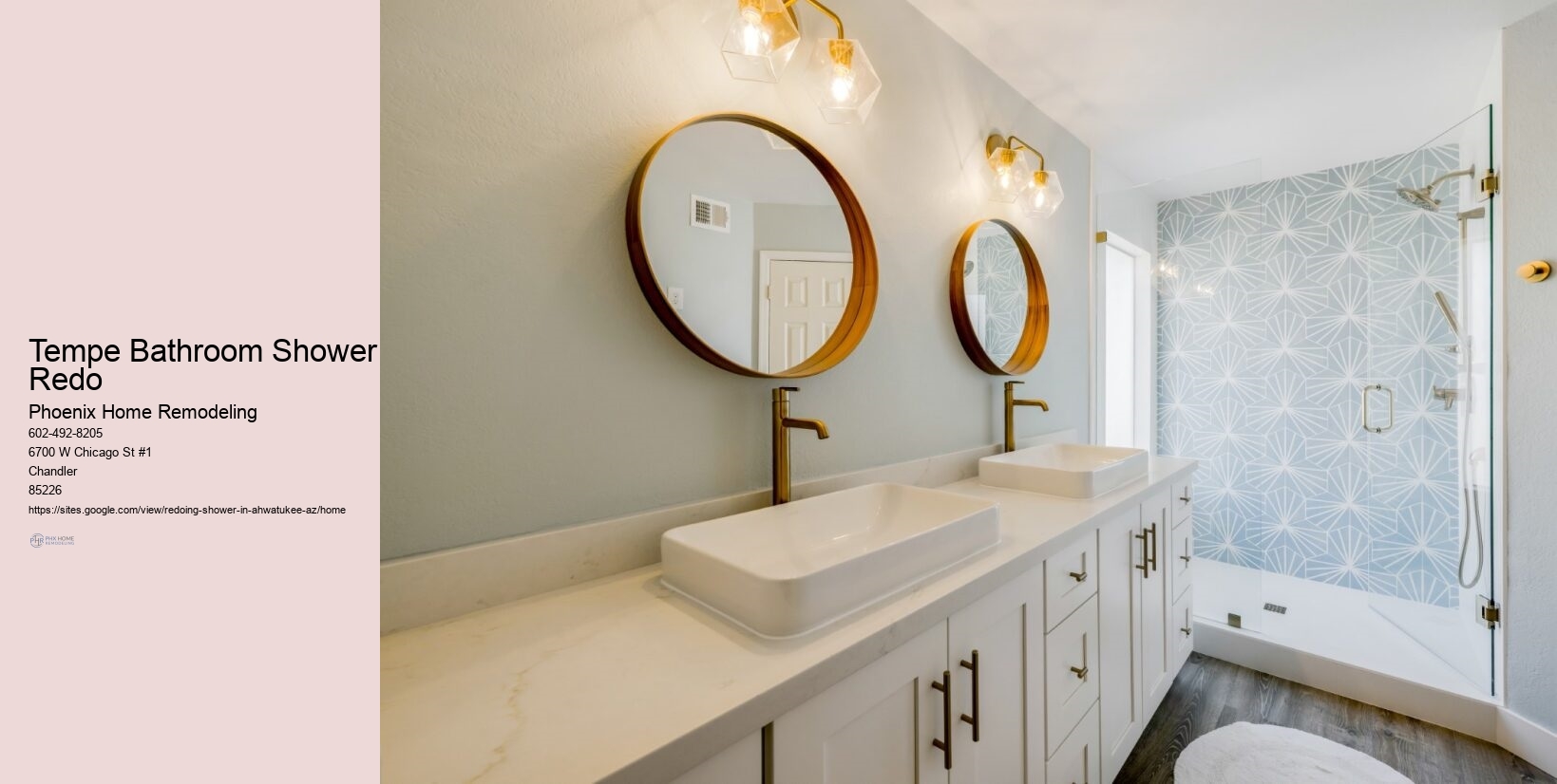 Luxury Shower Features Ahwatukee