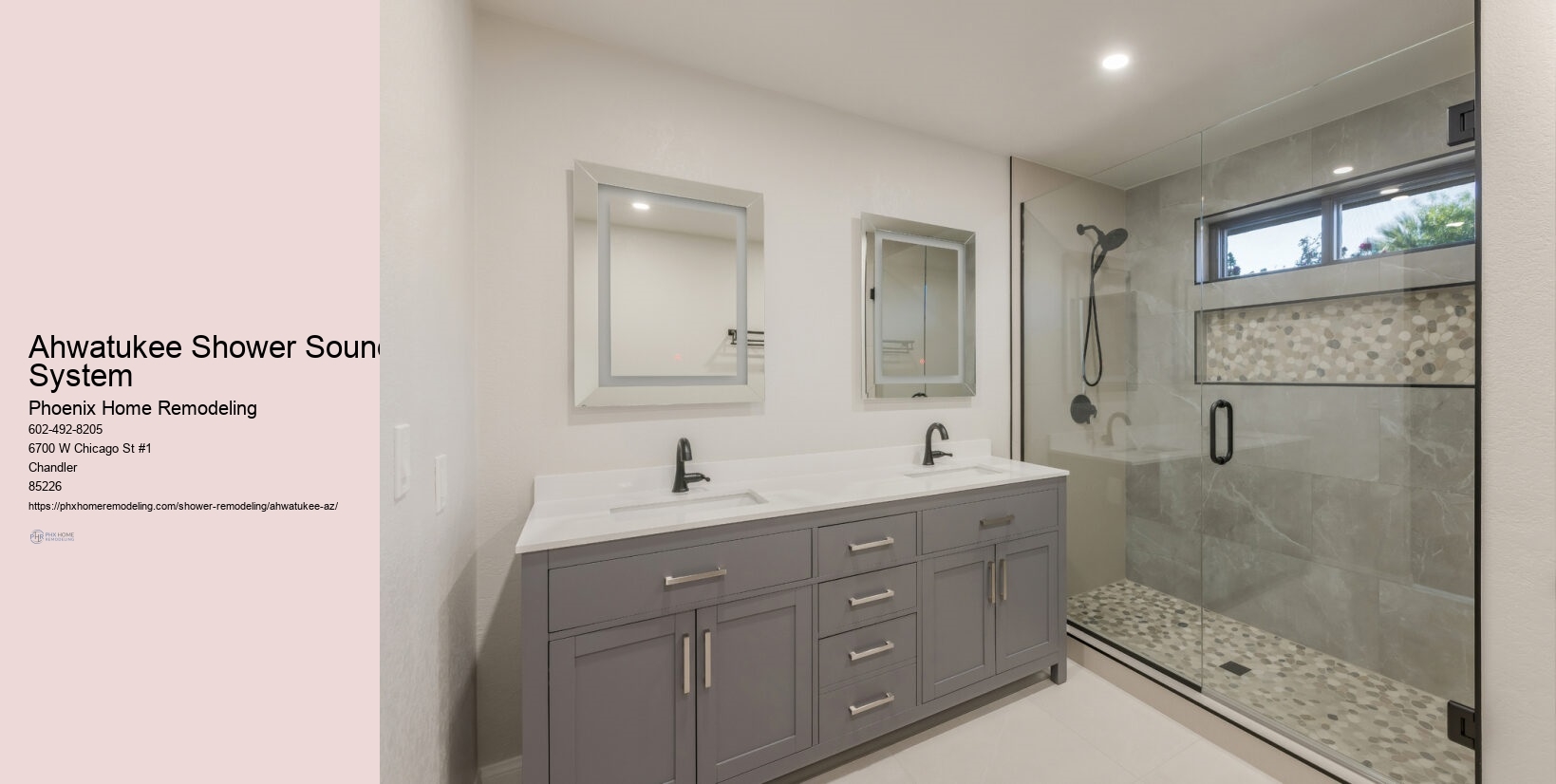 What are the benefits of a walk-in shower in Ahwatukee