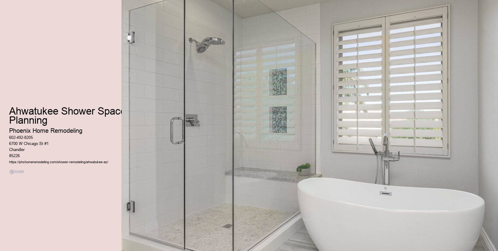 Ahwatukee Shower Space Planning