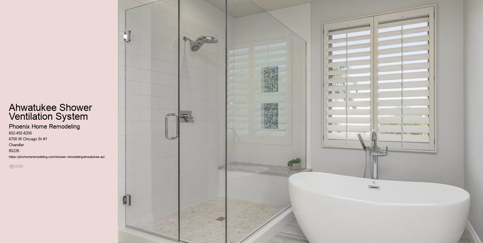 Ahwatukee Shower Ventilation System