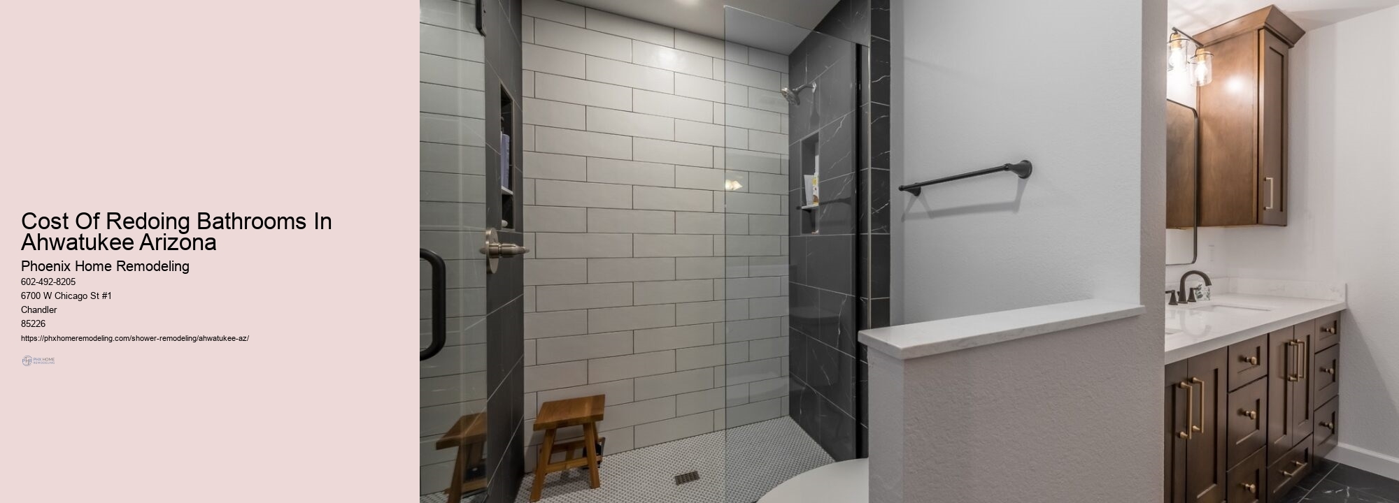 Luxury Shower Features Ahwatukee