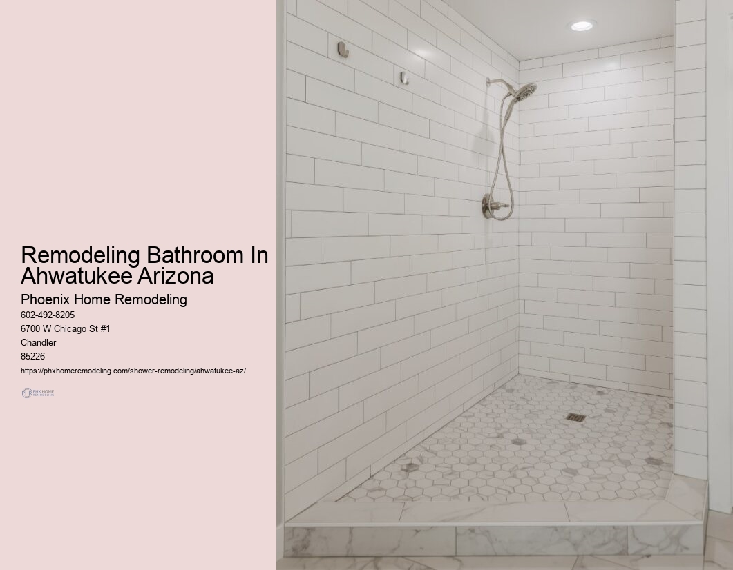 Efficient Shower Remodeling in Ahwatukee