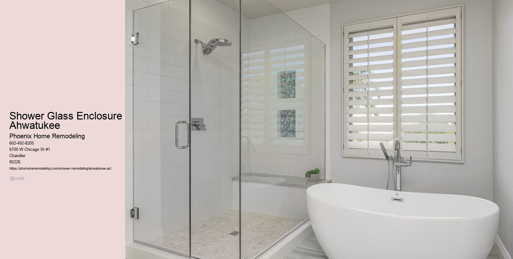 Shower Glass Enclosure Ahwatukee