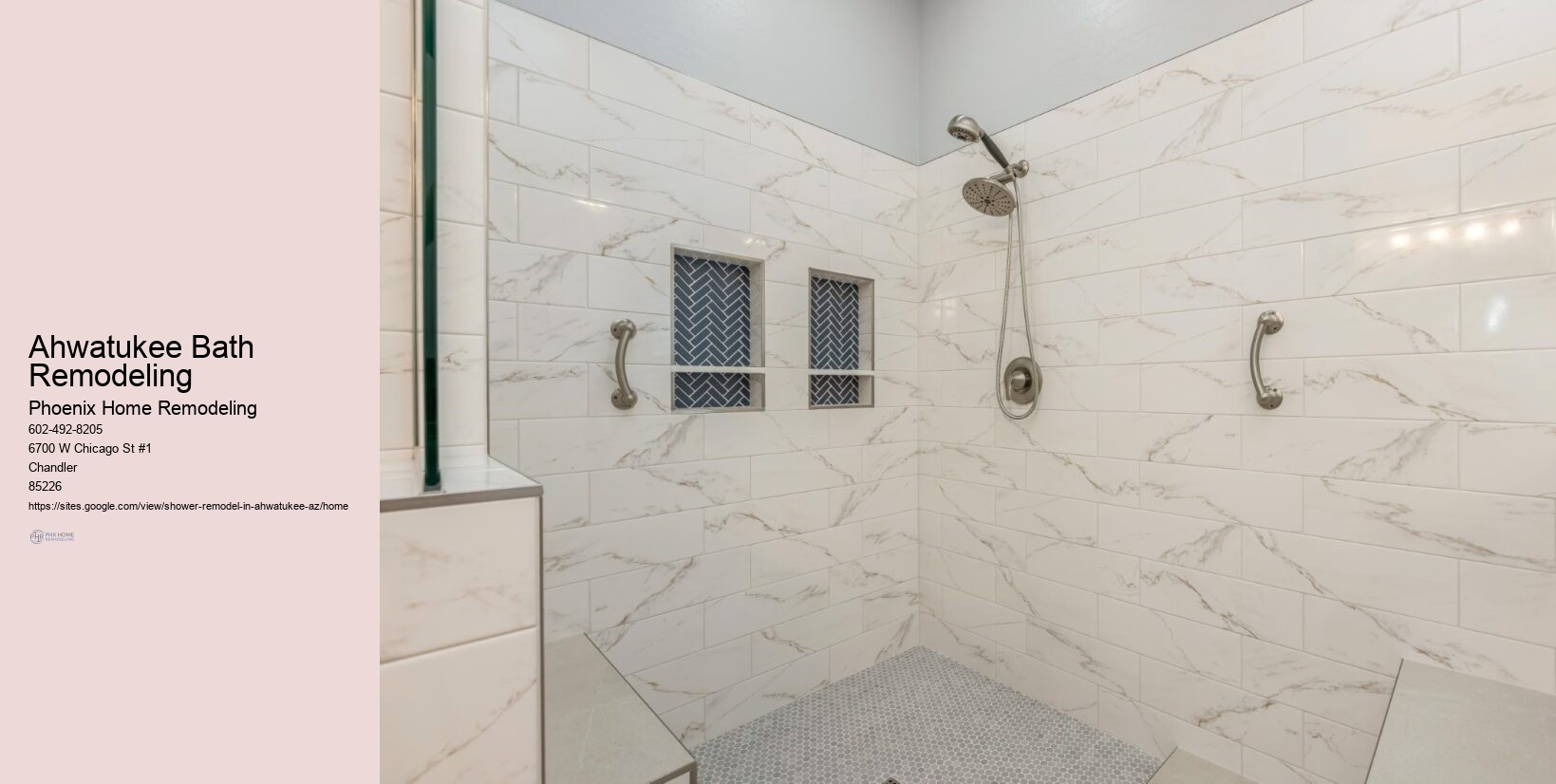 What are the most durable materials for shower remodeling in Ahwatukee