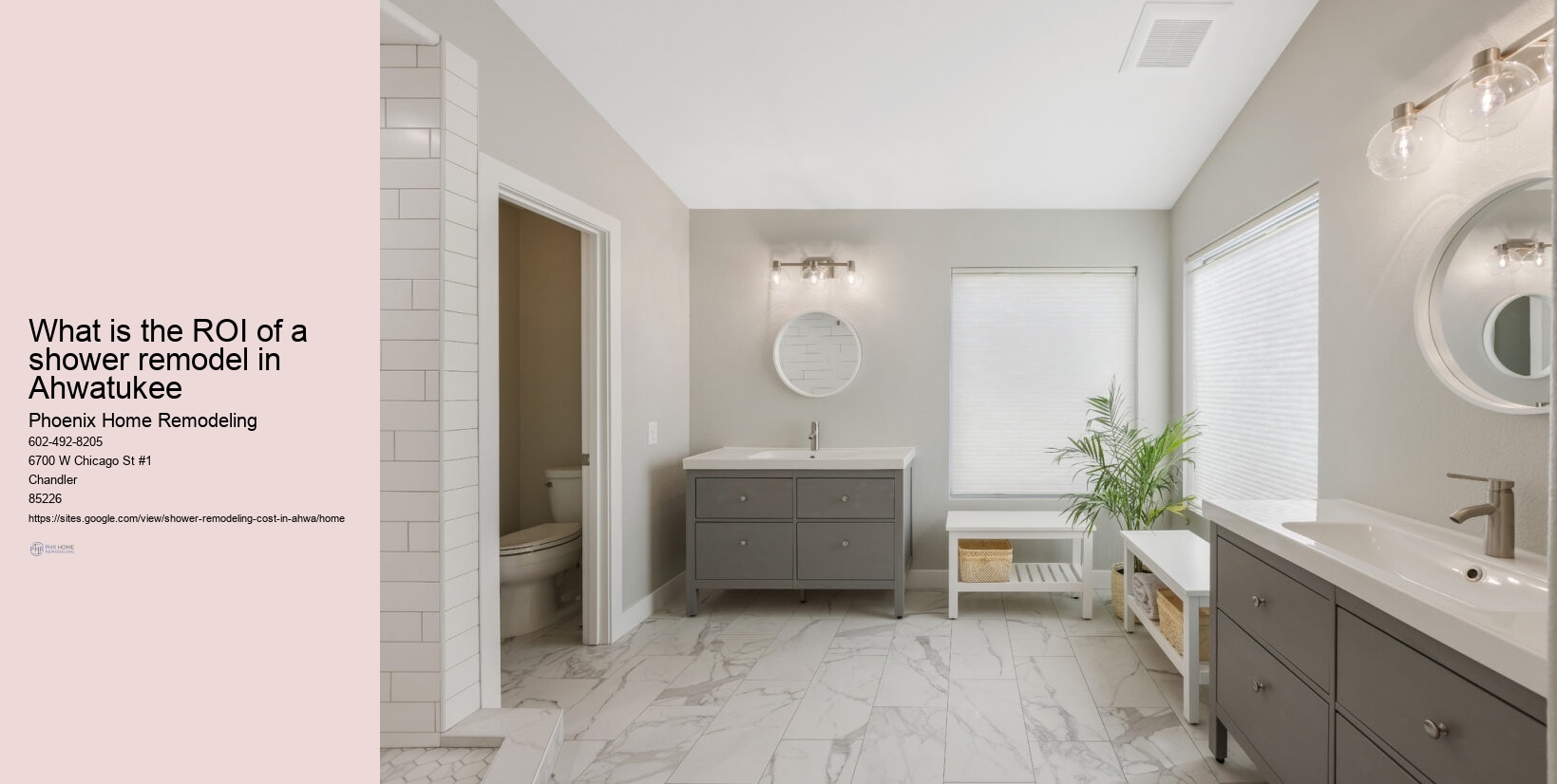 Redesign Shower Costs