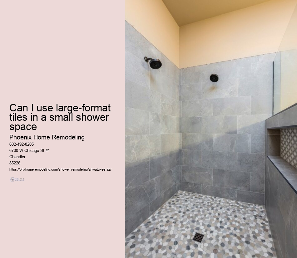 Contemporary Shower Tiles in Ahwatukee
