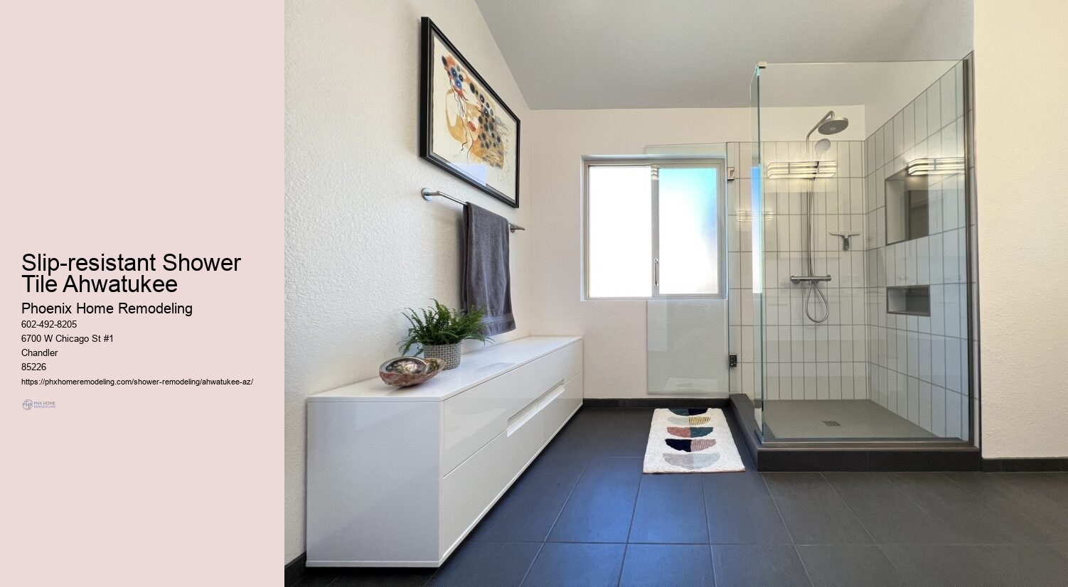 High-end Shower Tile Ahwatukee